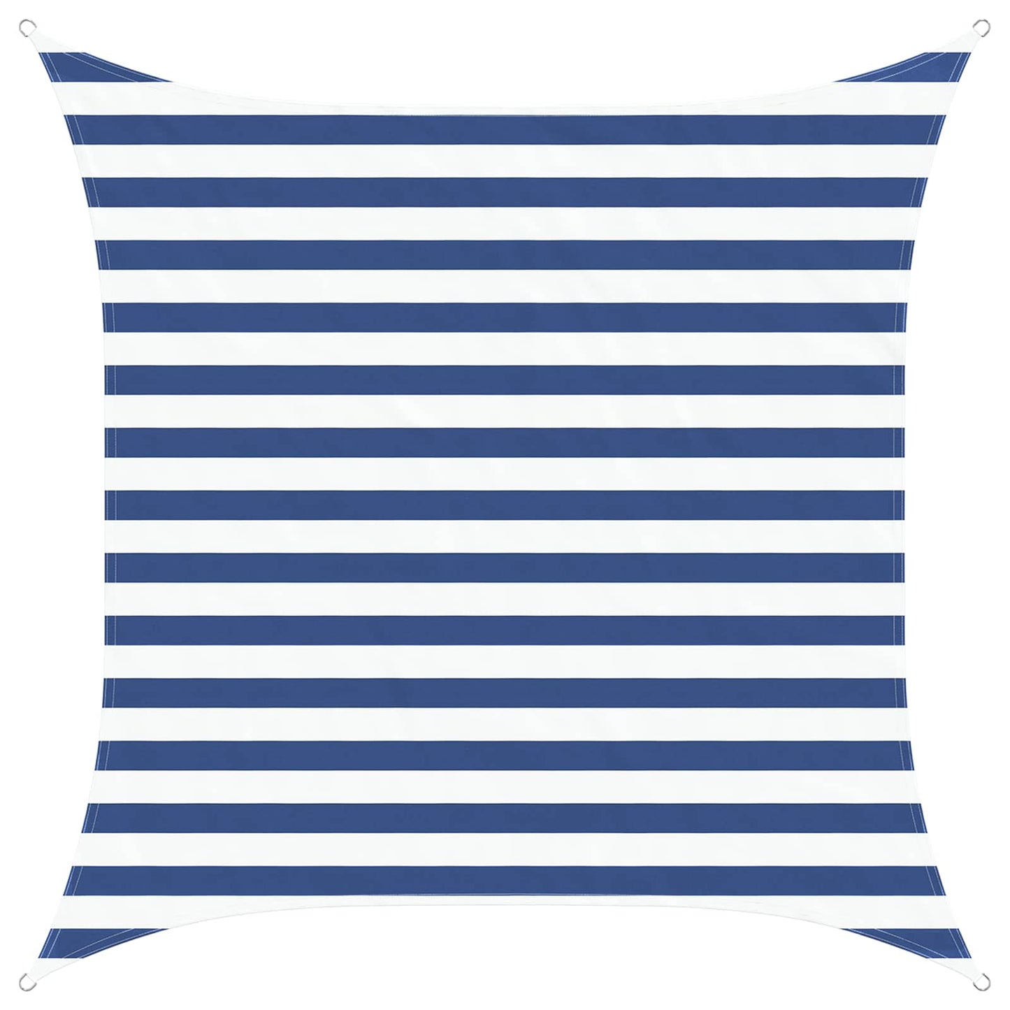 Solskygge sejl Blå og Hvid 2 x 2 m 100% polyester Oxford