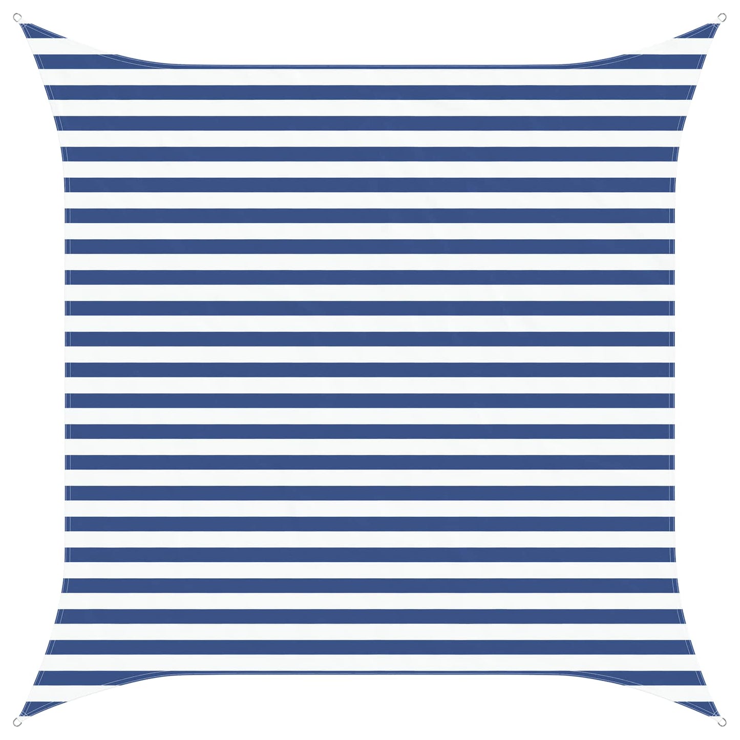 Solskygge sejl Blå og Hvid 3 x 3 m 100% polyester Oxford