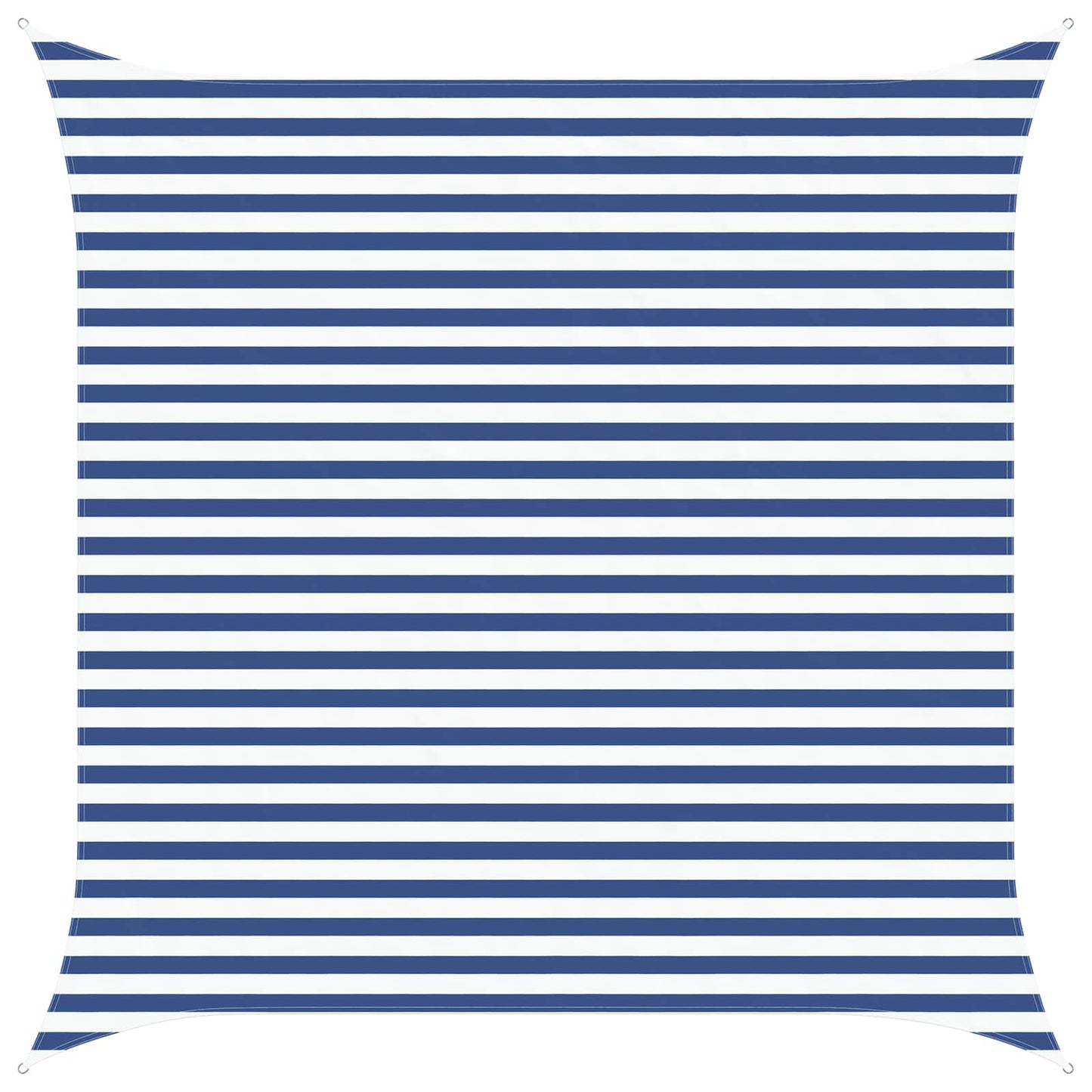 Solskygge sejl Blå og Hvid 3,6 x 3,6 m 100% polyester Oxford