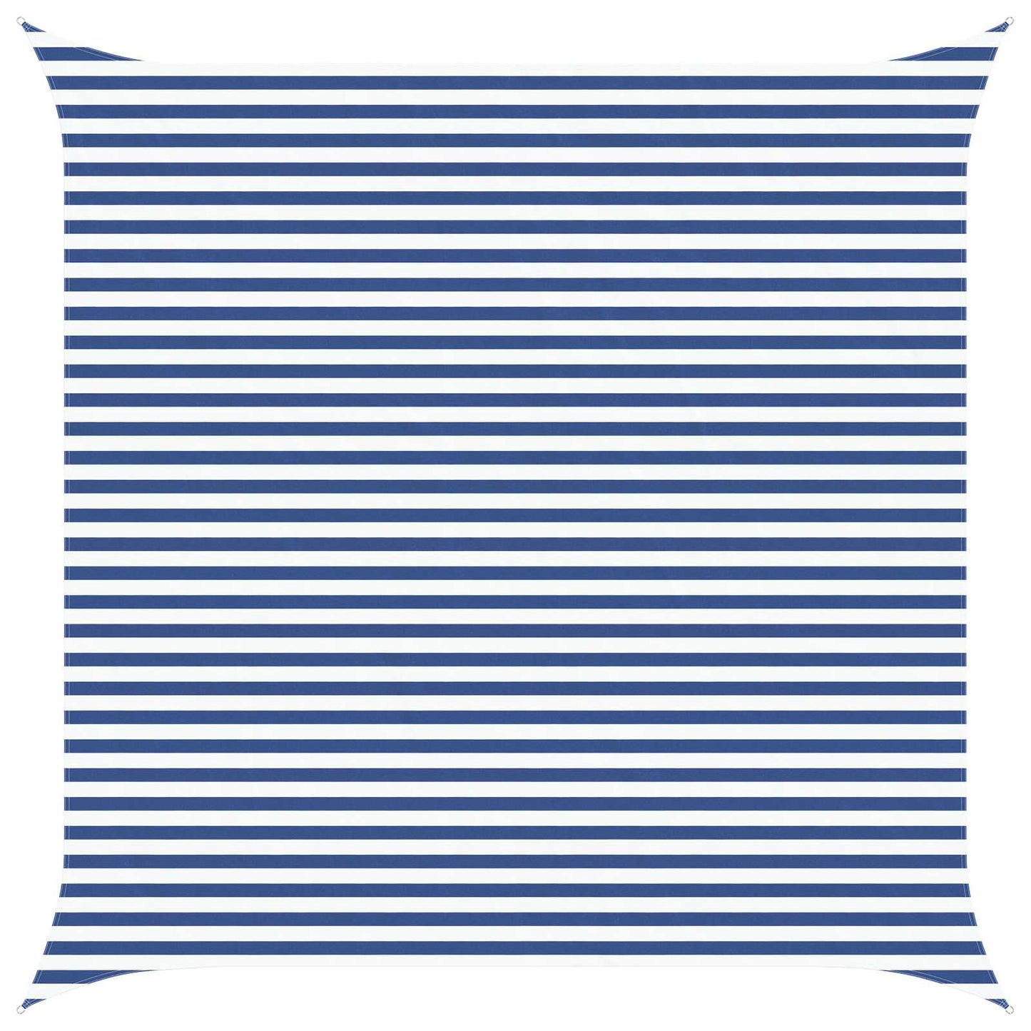 Solskygge sejl Blå og Hvid 4,5 x 4,5 m 100% polyester Oxford