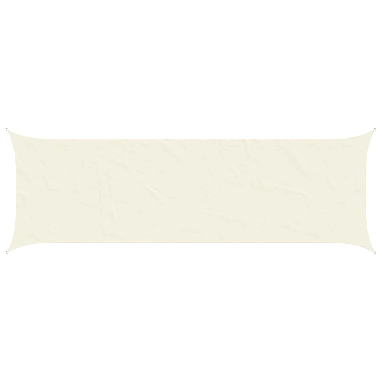 Solskygge sejl Cremefarvet 6 x 2 m 100% polyester Oxford