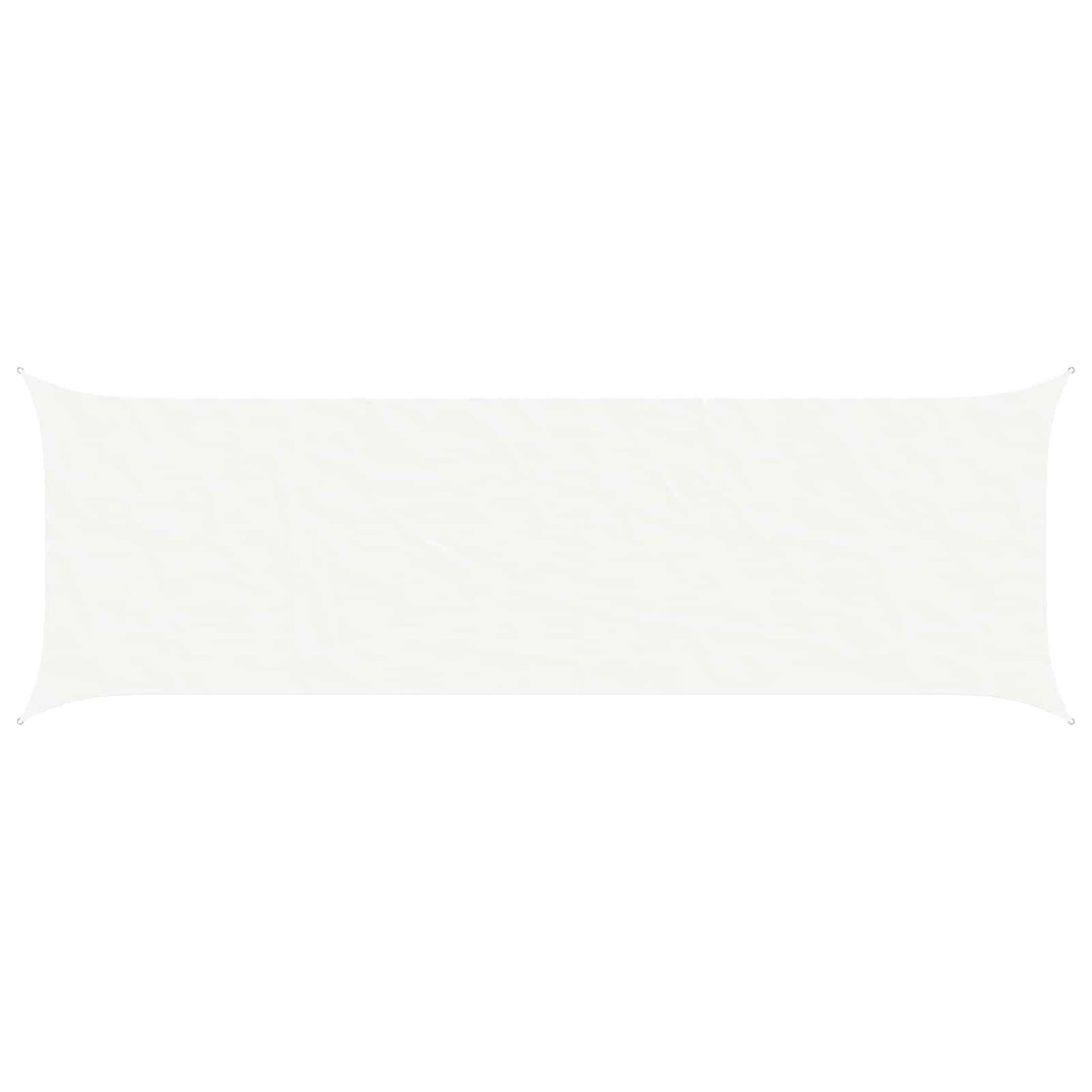 Solskygge sejl Hvid 6 x 2 m 100% polyester Oxford