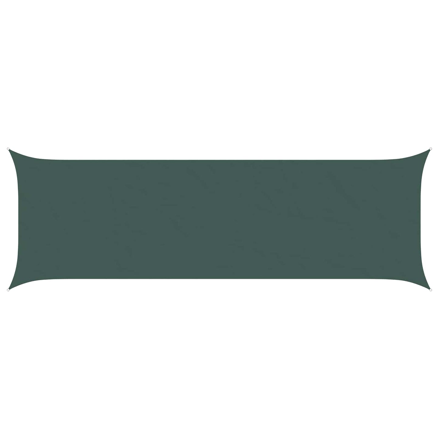 Solskygge sejl Mørkegrøn 2 x 6 m 100% polyester Oxford