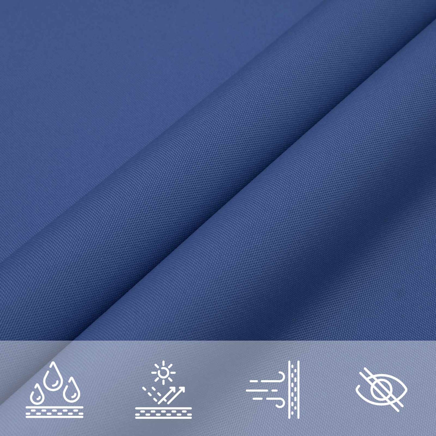 Solskygge sejl Blå 6 x 2,5 m 100% polyester Oxford