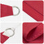 Solskygge sejl Rød 6 x 2 m 100% polyester Oxford