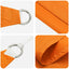 Solskygge sejl Orange 6 x 2 m 100% polyester Oxford