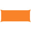 Solskygge sejl Orange 6 x 2,5 m 100% polyester Oxford