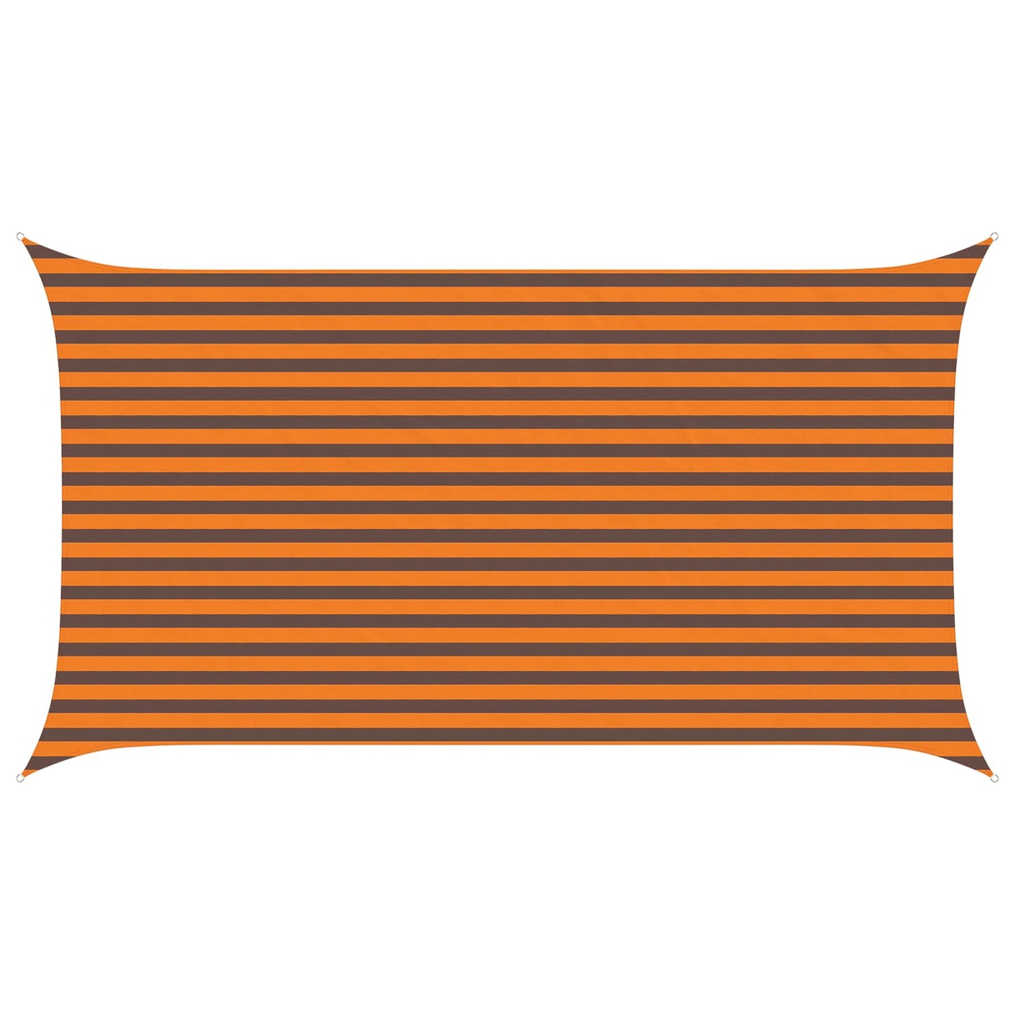 Solskygge sejl Orange og Brun 4,5 x 2,5 m 100% polyester Oxford
