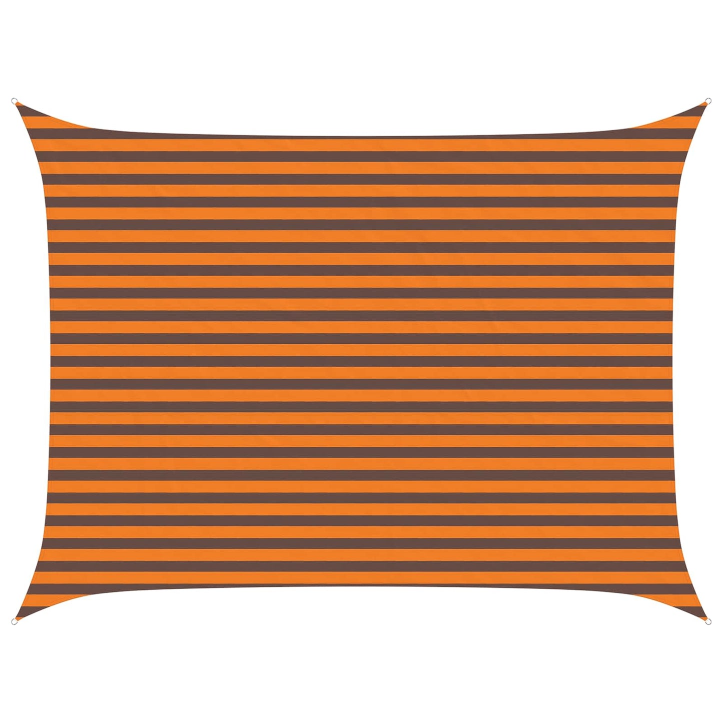 Solskygge sejl Orange og Brun 4 × 3 m 100% polyester Oxford