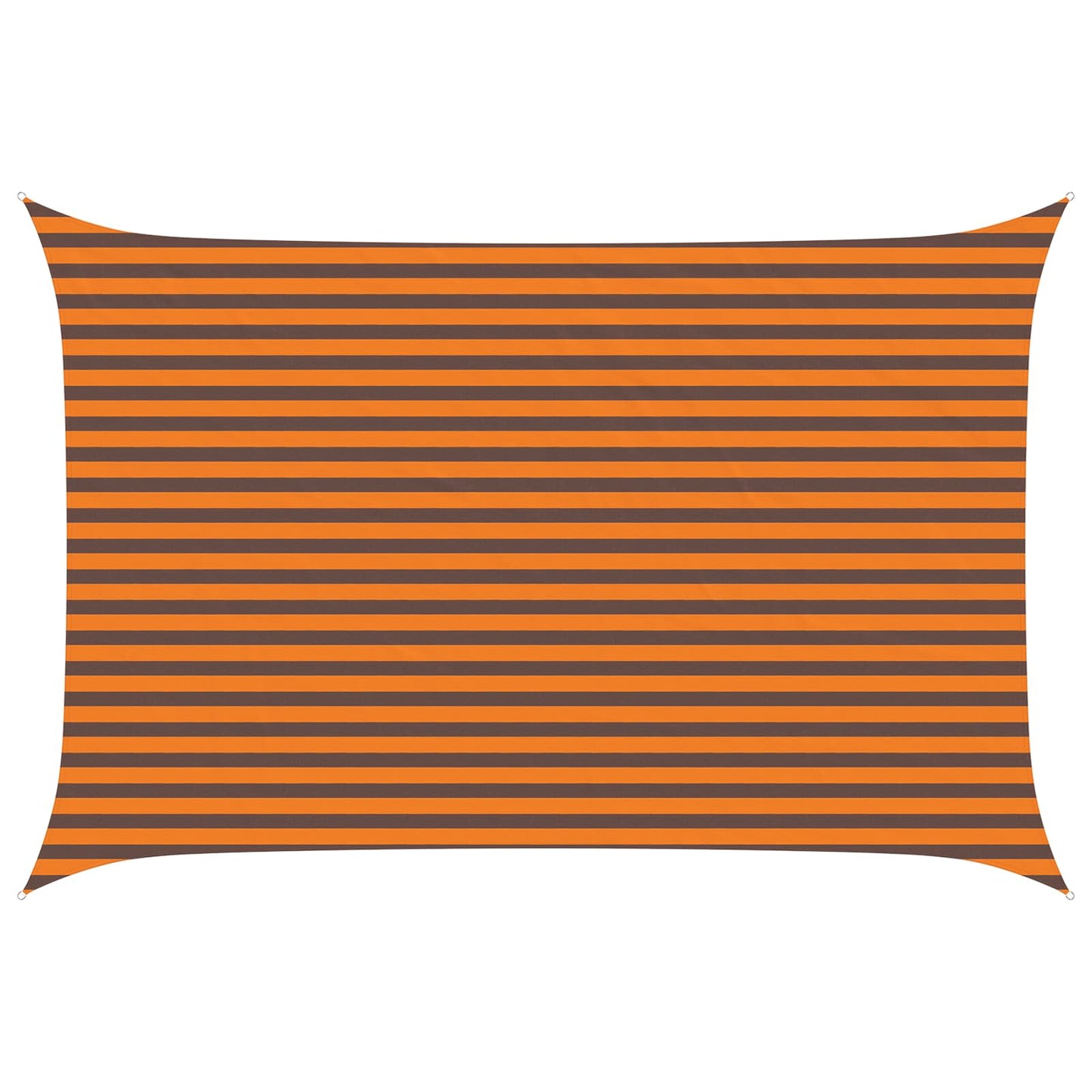 Solskygge sejl Orange og Brun 4,5 × 3 m 100% polyester Oxford