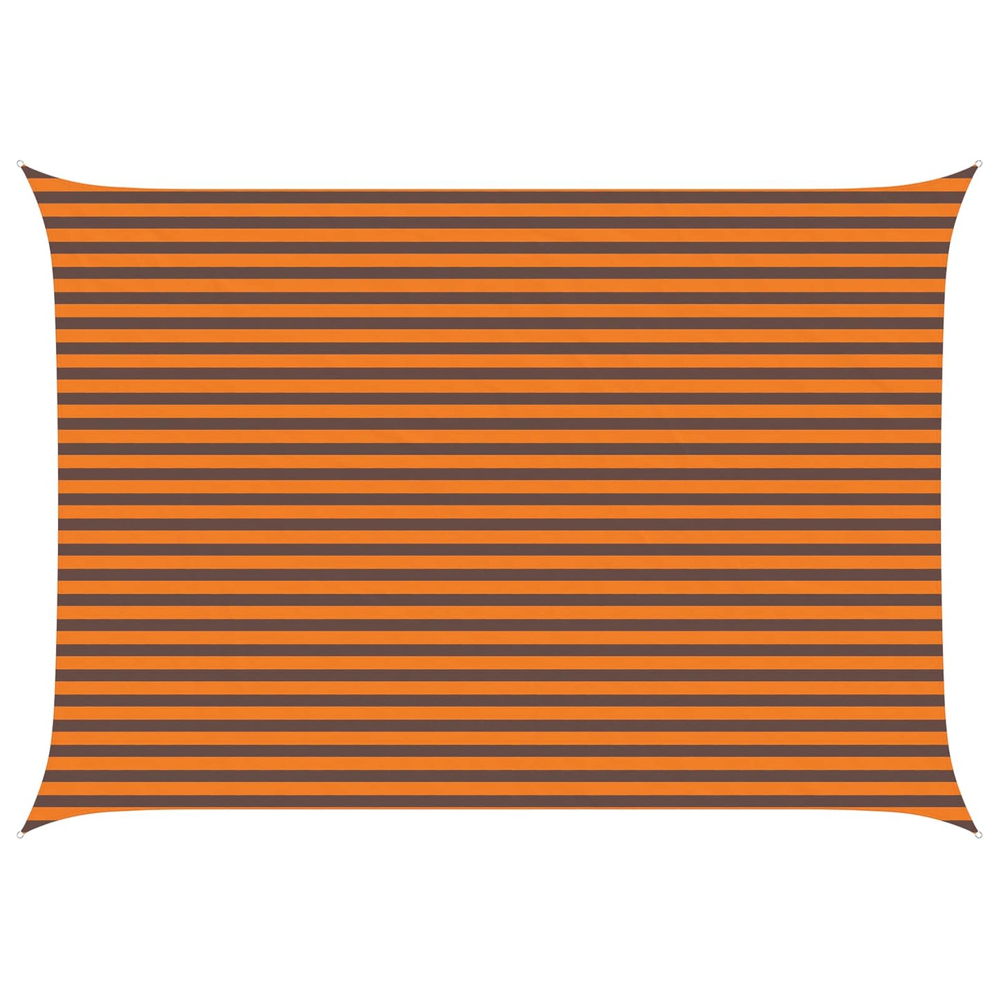 Solskygge sejl Orange og Brun 5 × 3,5 m 100% polyester Oxford