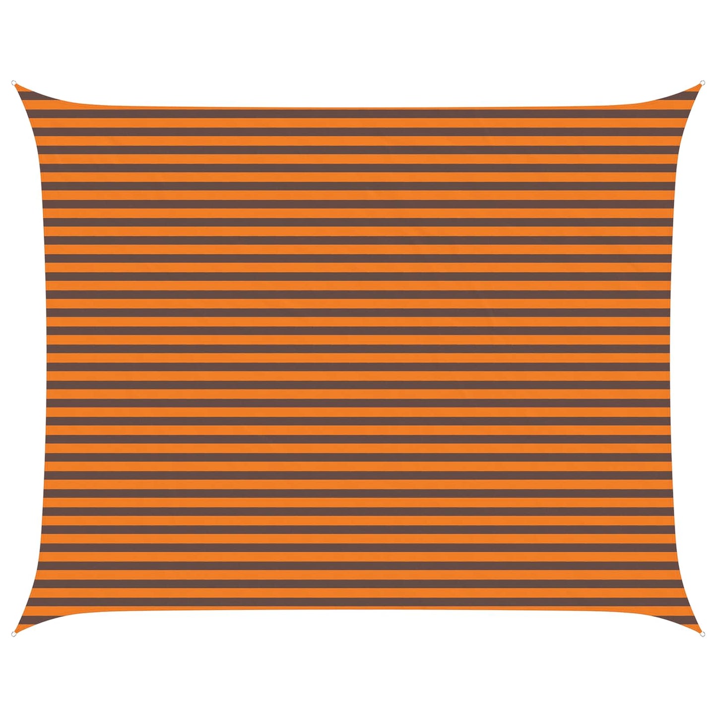 Solskygge sejl Orange og Brun 5 x 4 m 100% polyester Oxford