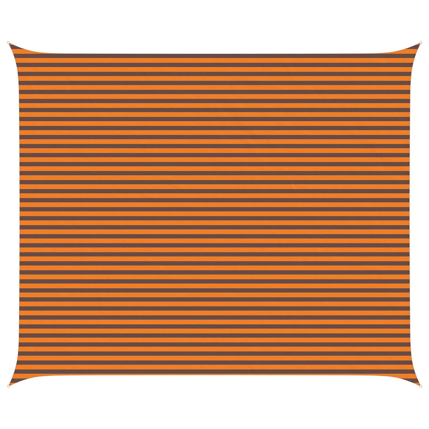 Solskygge sejl Orange og Brun 6 x 5 m 100% polyester Oxford