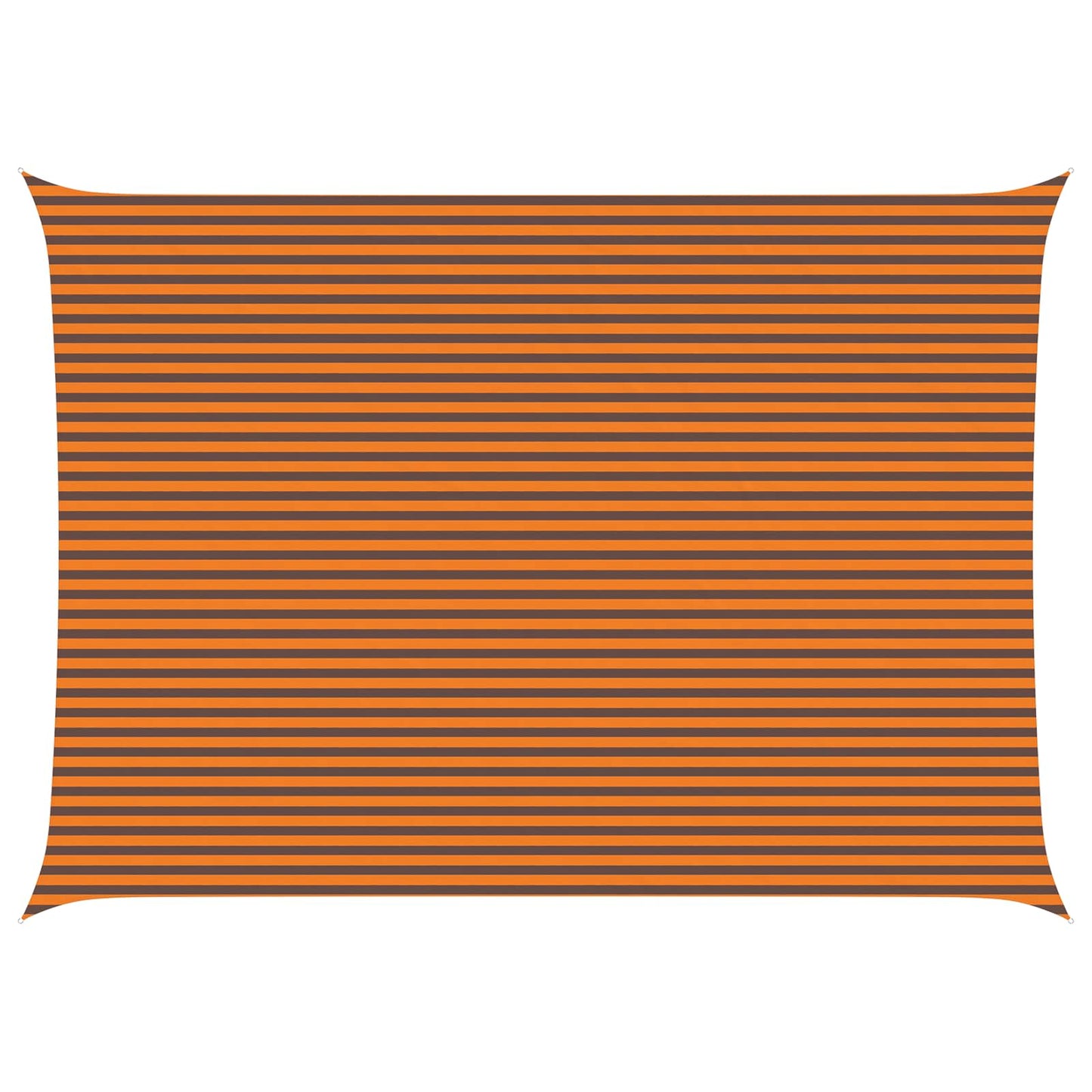 Solskygge sejl Orange og Brun 7 x 5 m 100% polyester Oxford