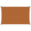 Solskygge sejl Orange og Brun 8 x 5 m 100% polyester Oxford