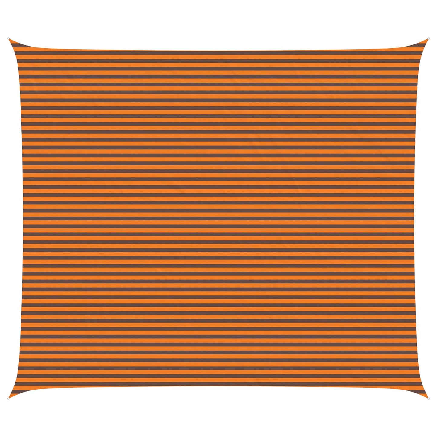 Solskygge sejl Orange og Brun 7 x 6 m 100% polyester Oxford