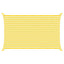Solskygge sejl Gul og Hvid 4 x 2,5 m 100% polyester Oxford