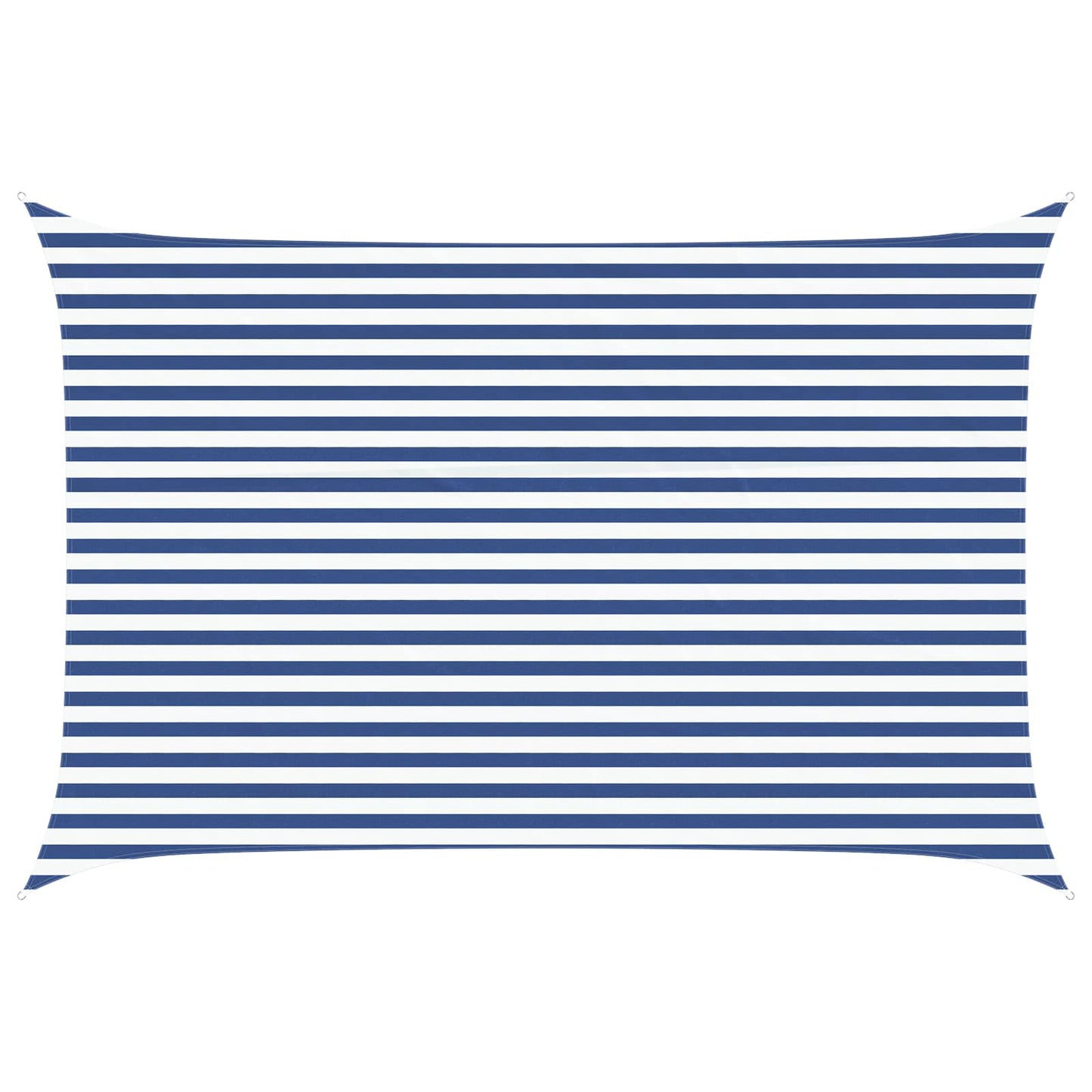 Solskygge sejl Blå og Hvid 4,5 x 3 m 100% polyester Oxford