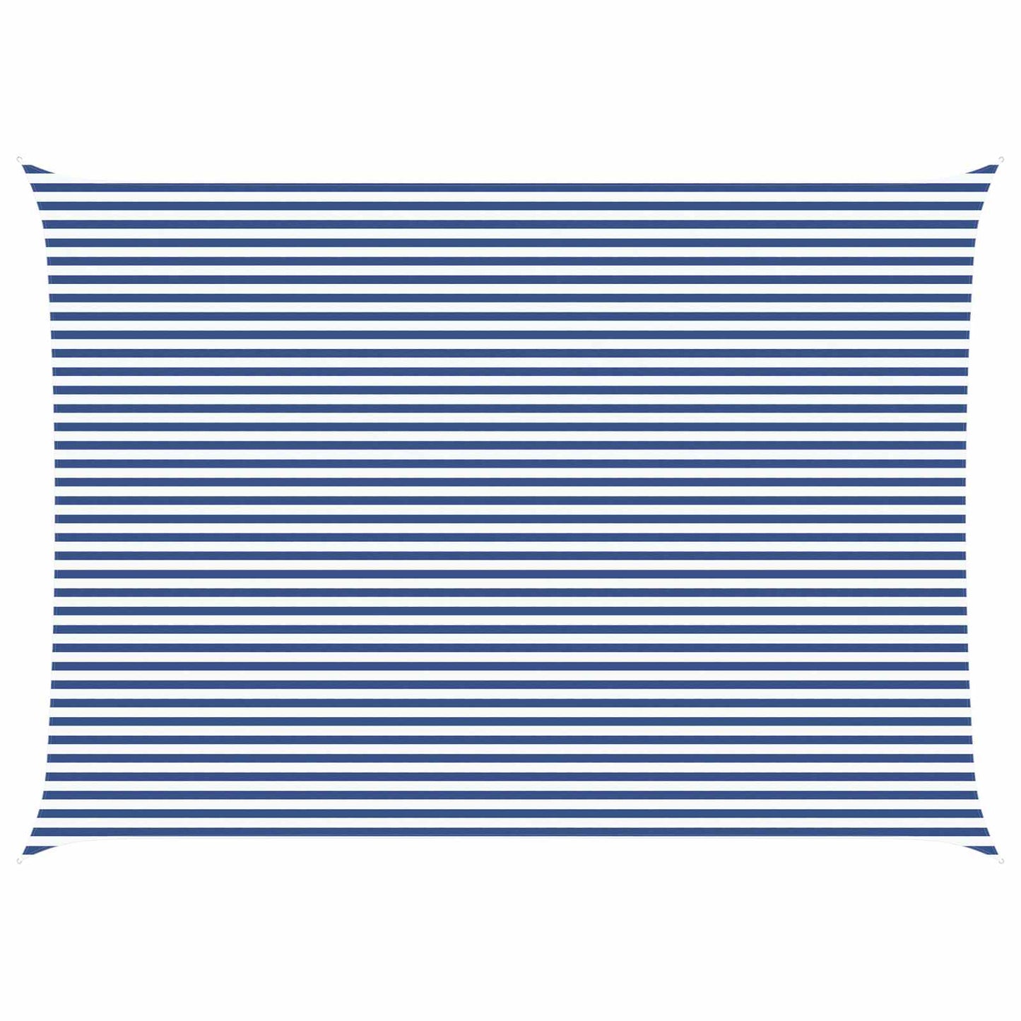 Solskygge sejl Blå og Hvid 7 x 5 m 100% polyester Oxford