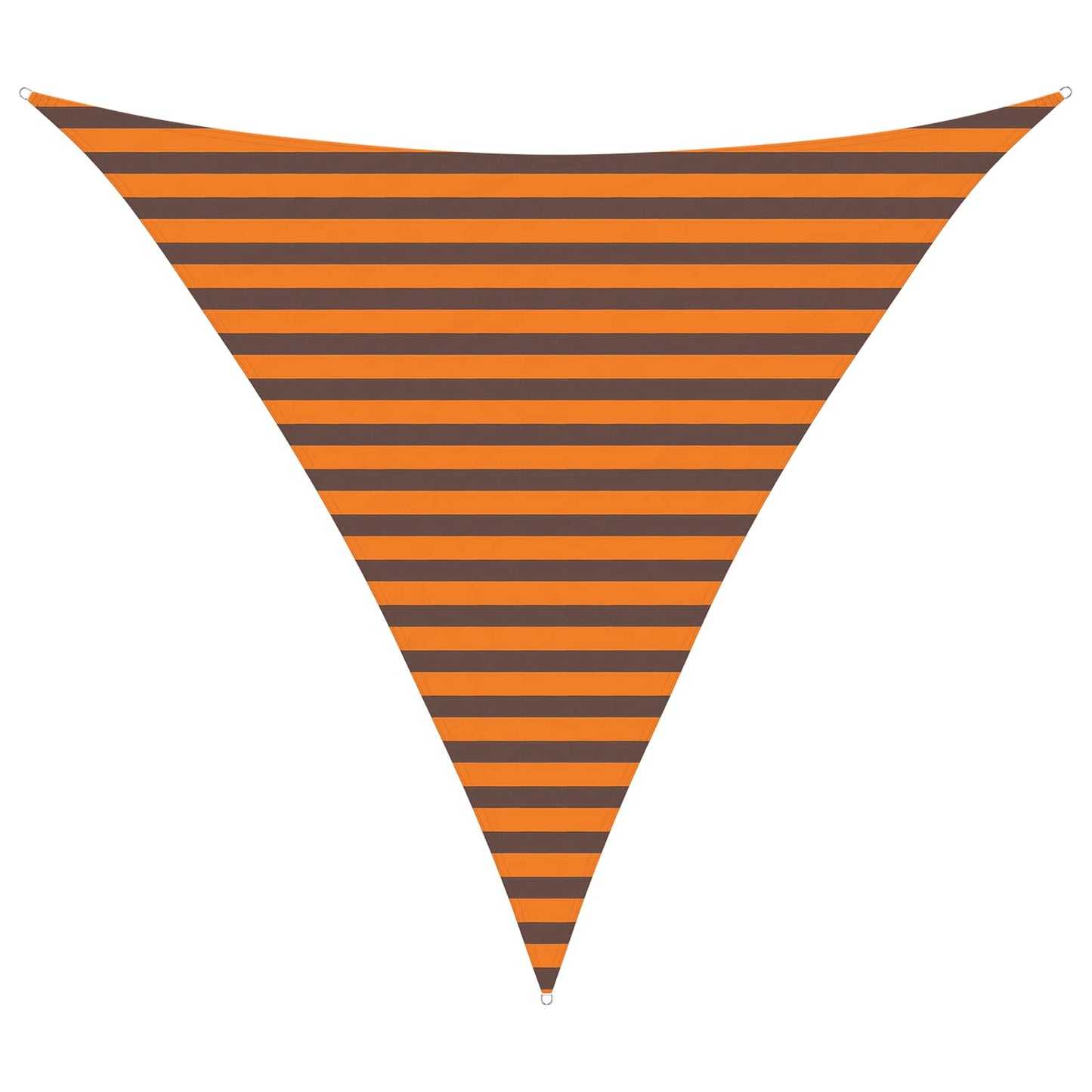 Solskygge sejl Orange og Brun 3 x 3 x 3 m 100% polyester Oxford
