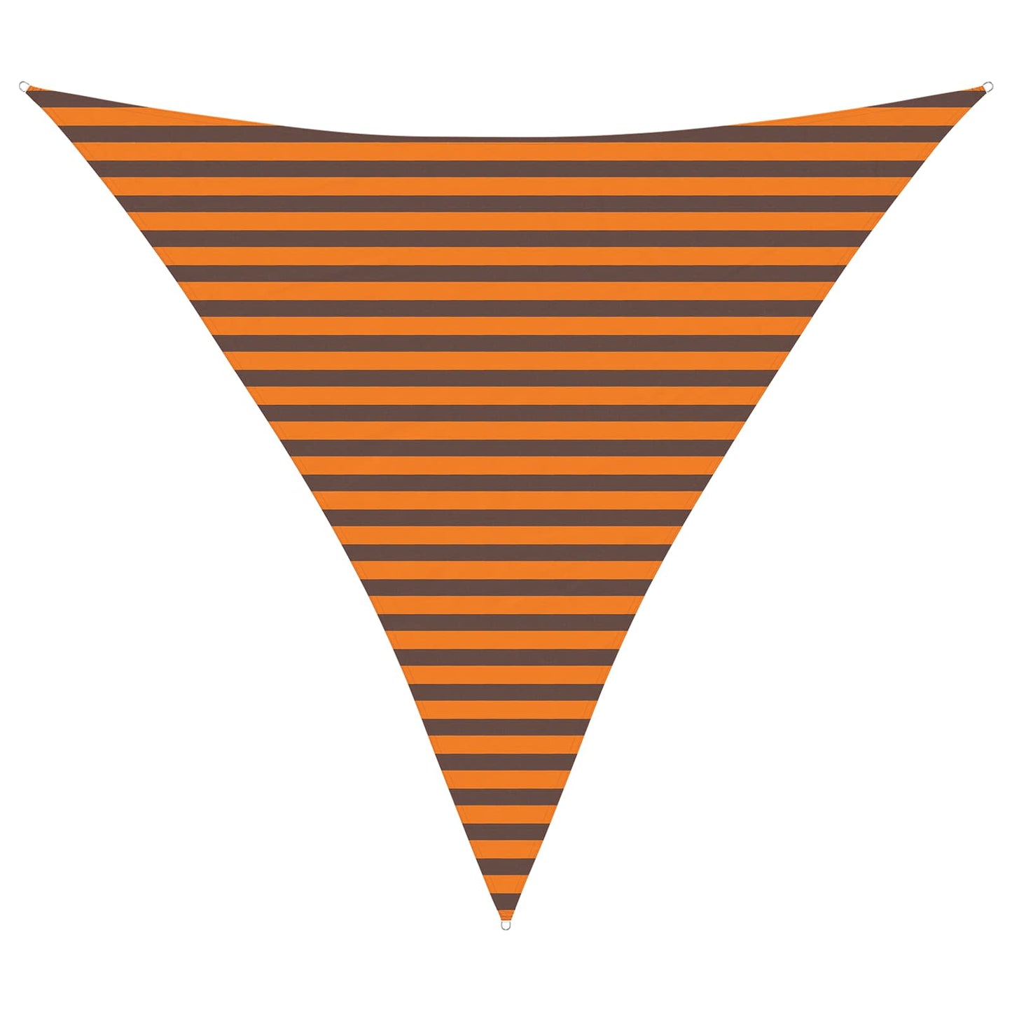 Solskygge sejl Orange og Brun 3,6 x 3,6 x 3,6 m