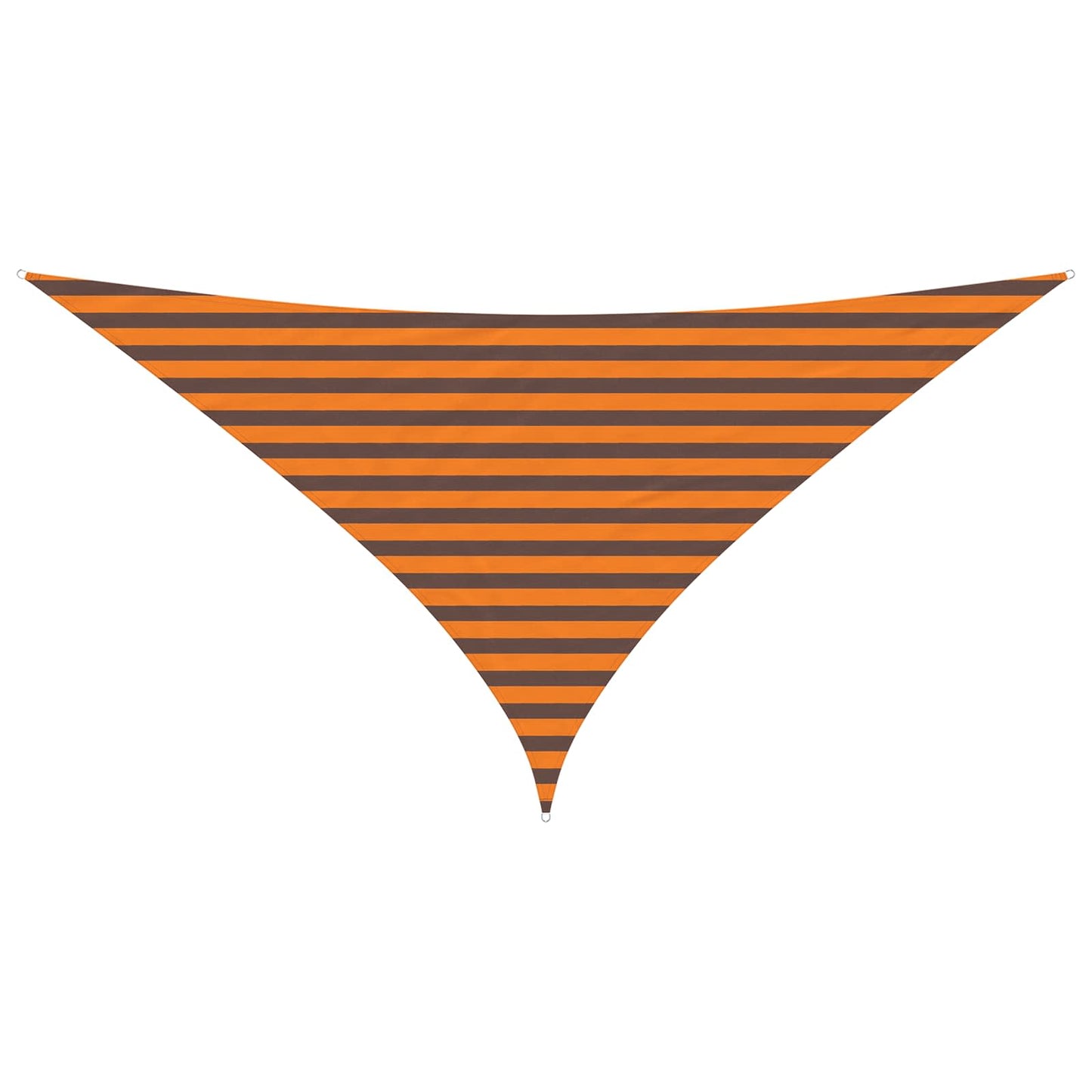 Solskygge sejl Orange og Brun 3 x 3 x 4,24 m