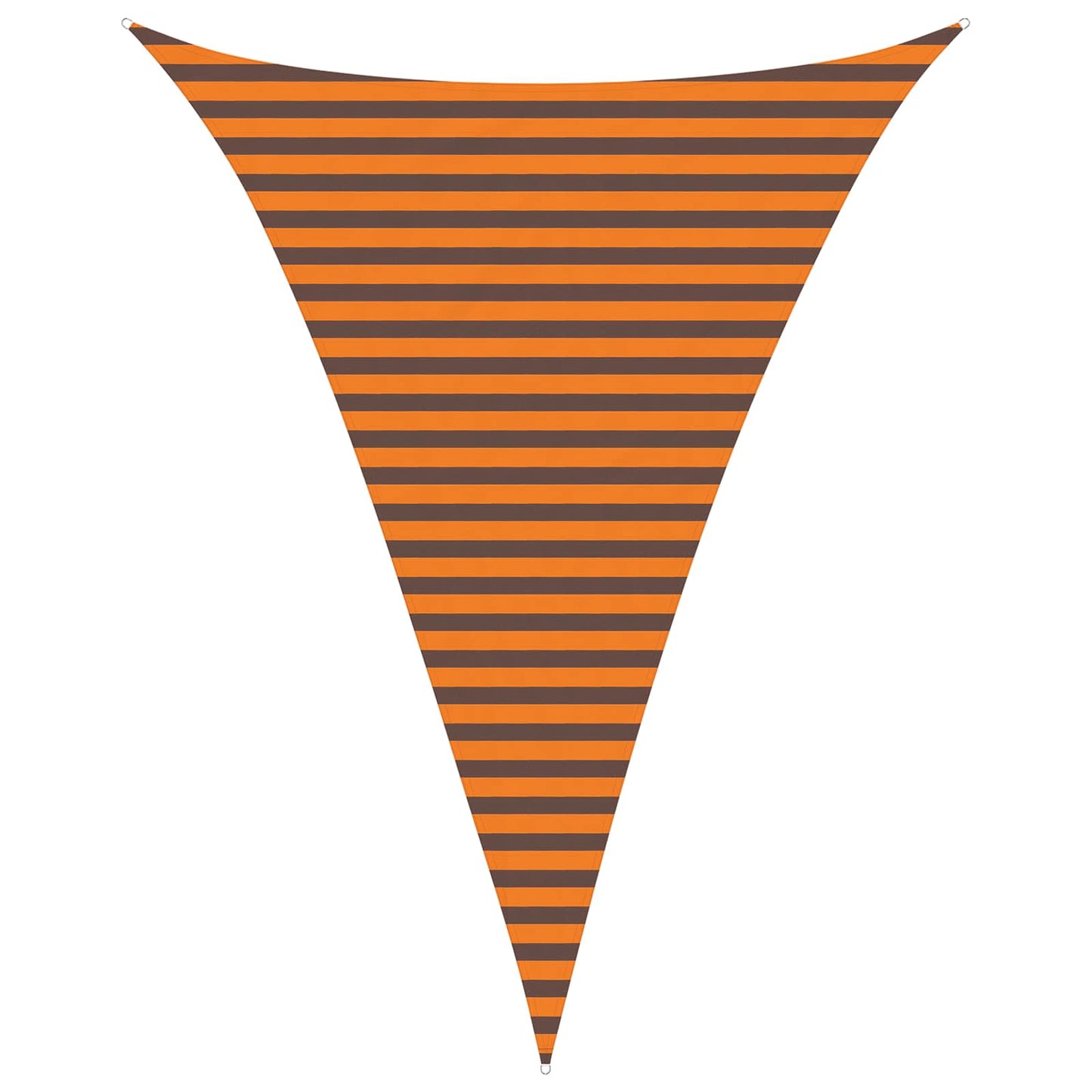 Solskygge sejl Orange og Brun 3 x 4 x 4 m 100% polyester Oxford