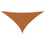 Solskygge sejl Orange og Brun 3,5 x 3,5 x 4,9 m