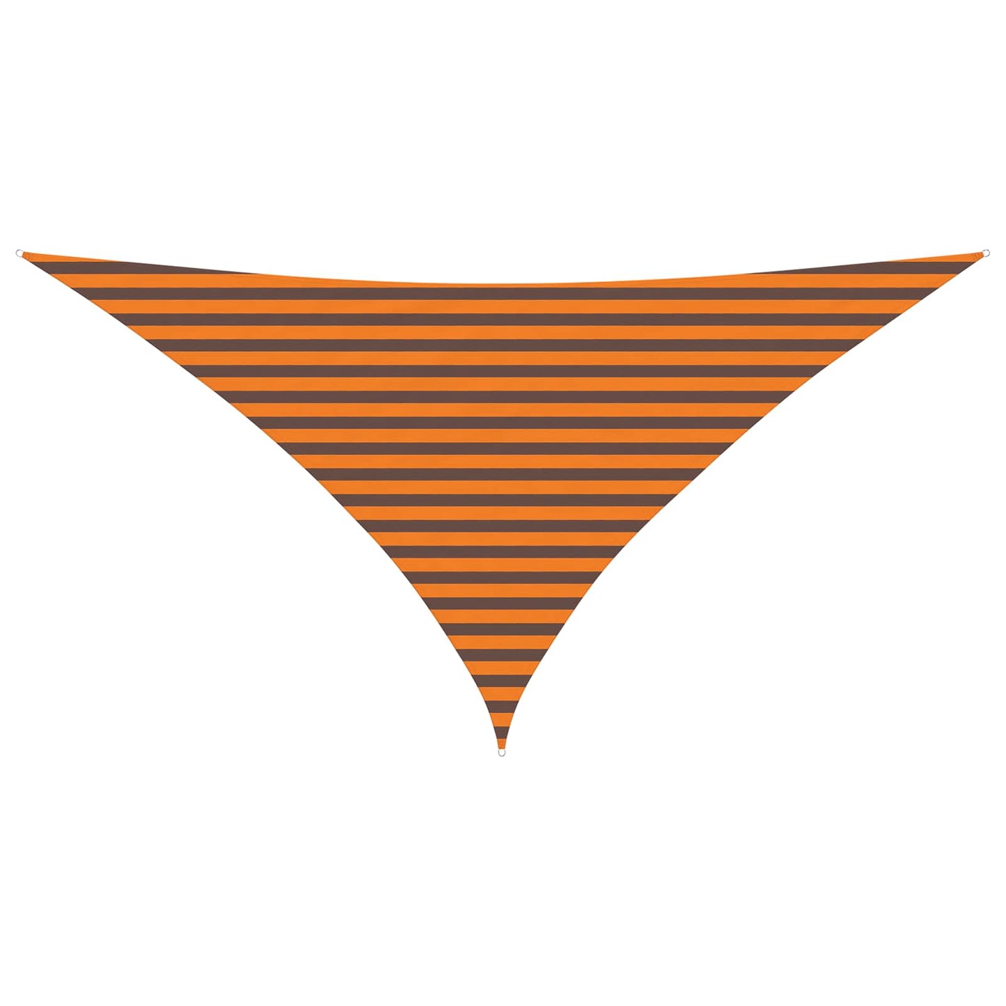 Solskygge sejl Orange og Brun 3,5 x 3,5 x 4,9 m