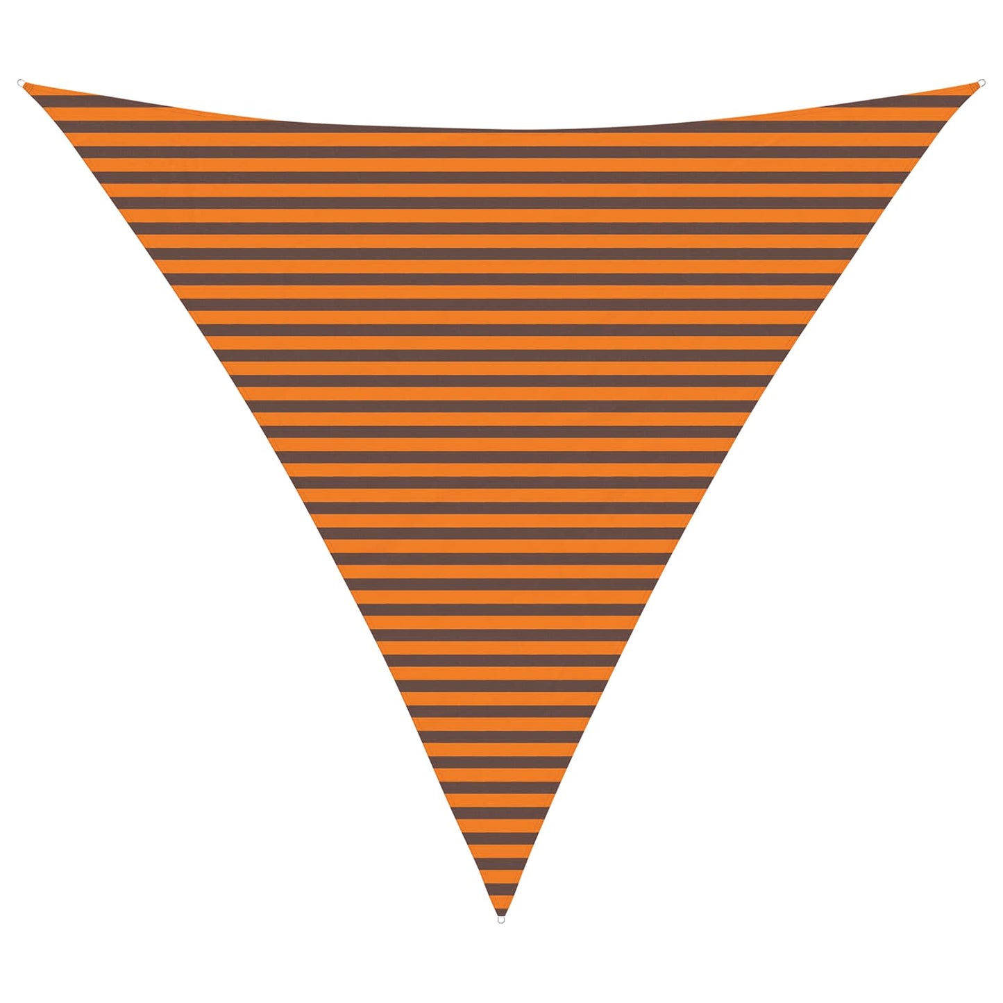 Solskygge sejl Orange og Brun 5 x 5 x 5 m 100% polyester Oxford