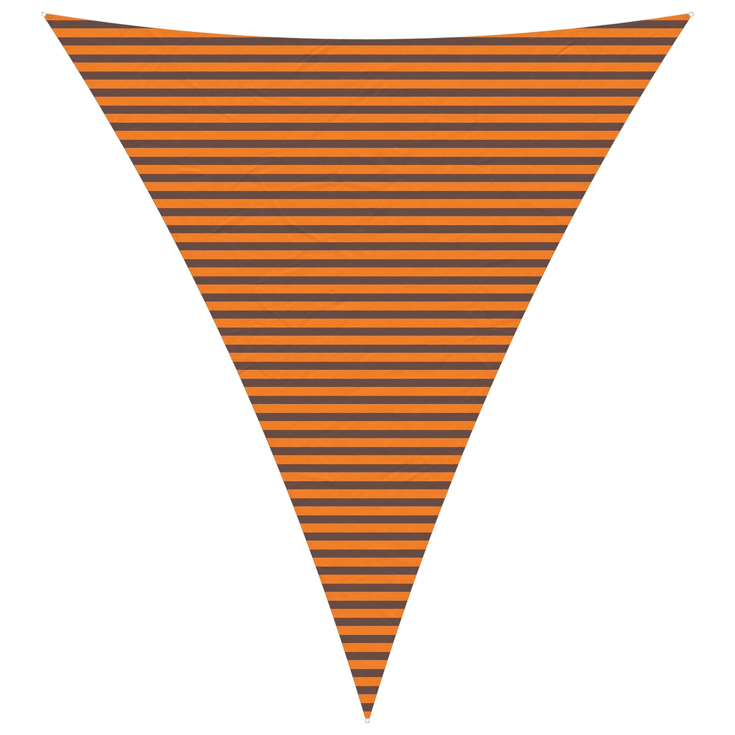 Solskygge sejl Orange og Brun 5 x 6 x 6 m 100% polyester Oxford