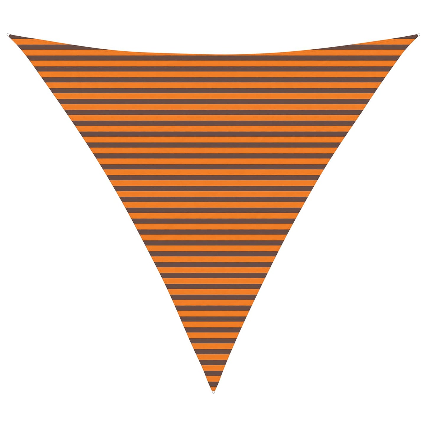 Solskygge sejl Orange og Brun 6 x 6 x 6 m 100% polyester Oxford