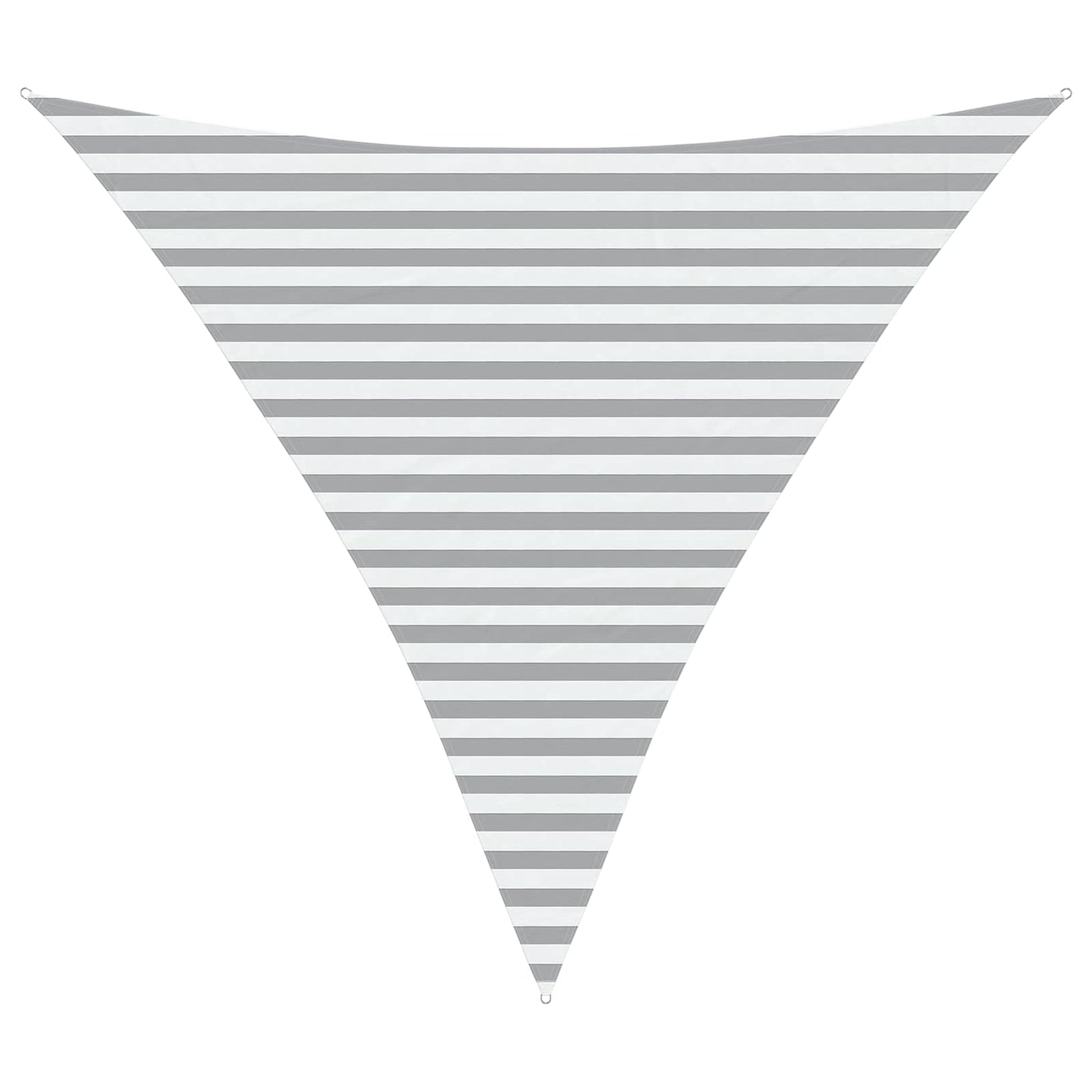 Solskygge sejl Lys Grå og Hvid 3,6 x 3,6 x 3,6 m