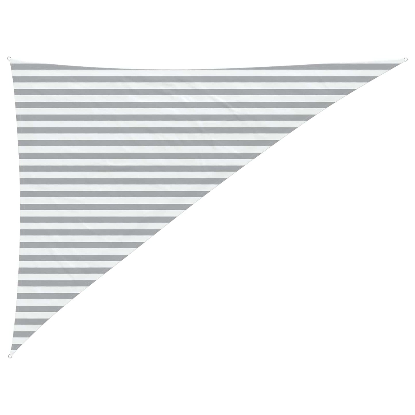 Solskygge sejl Lys Grå og Hvid 3 x 4 x 5 m