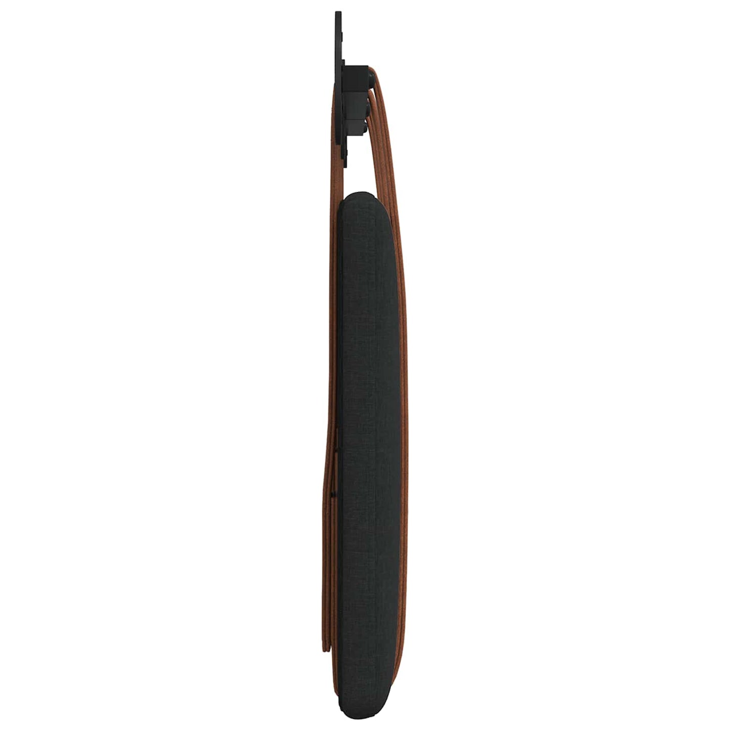 Hængende Hovedgavl Vægmonteret Sort 130 x 55 x 5 cm Antik PU