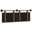 Hængende Hovedgavl Vægmonteret Vinrød 130 x 55 x 5 cm Antik PU