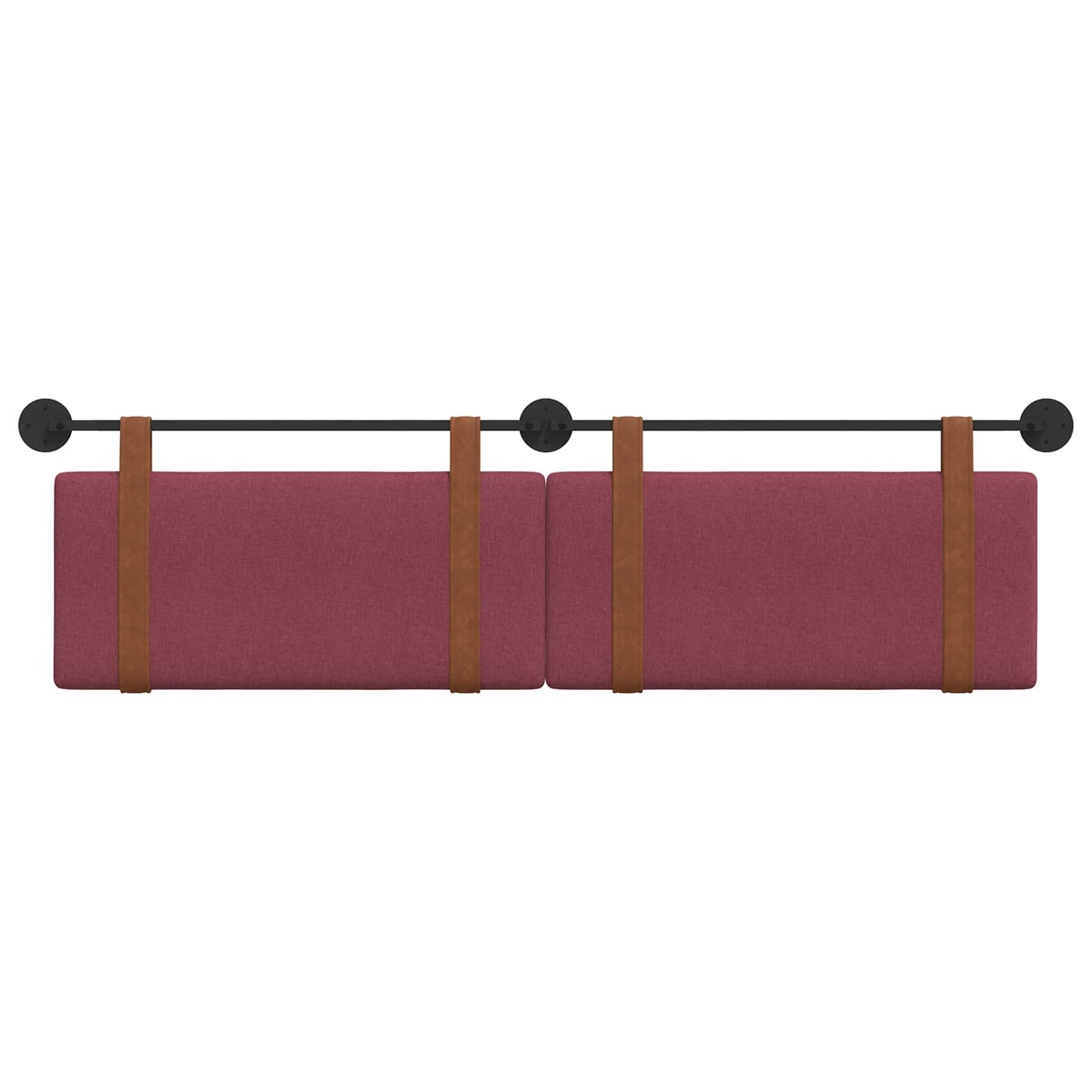 Hængende sengegavl Vinrød Antik PU