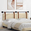 Hængende Hovedgavl Vægmonteret Creme 190 x 55 x 5 cm Antik PU