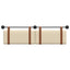 Hængende Hovedgavl Vægmonteret Creme 190 x 55 x 5 cm Antik PU