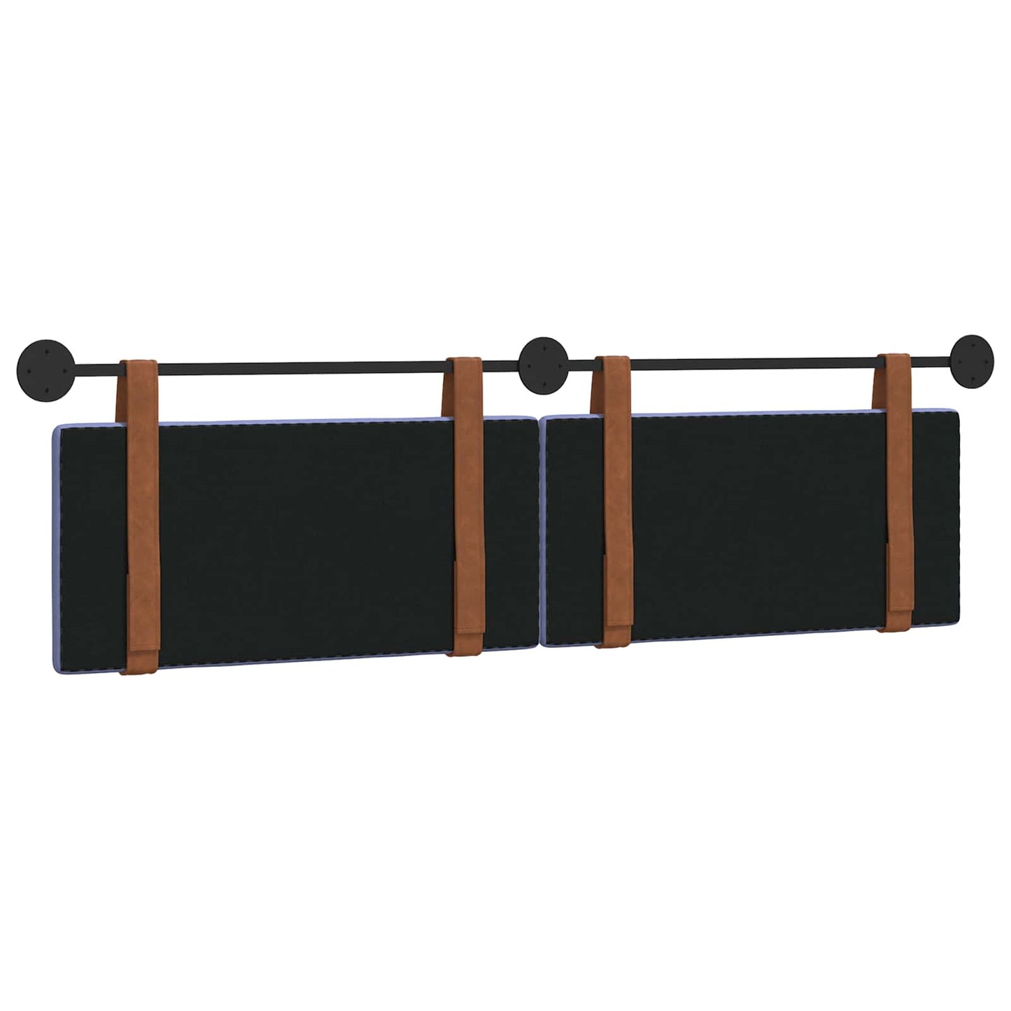 Hængende Hovedgavl Ensfarvet Jeans blå 190 x 55 x 5 cm Antik PU
