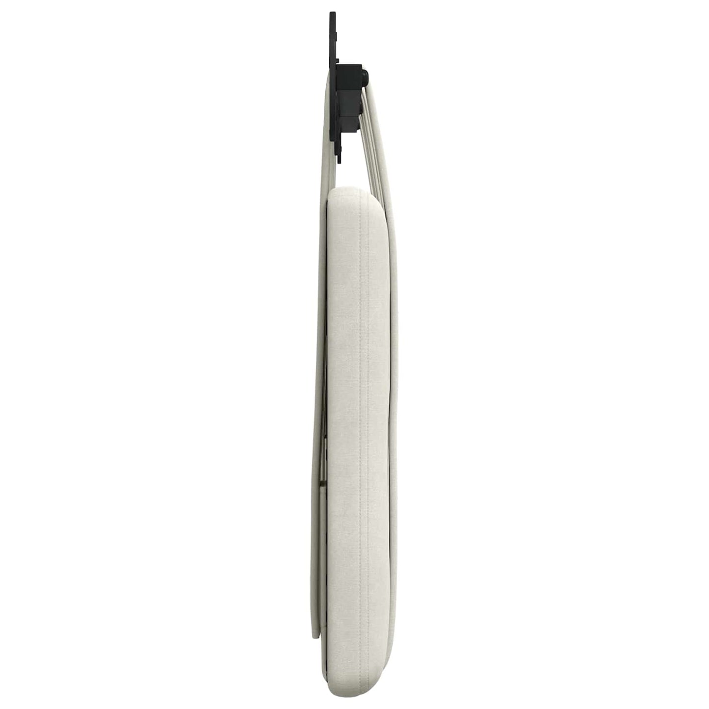 Hængende sengegavl Creme Fløjl