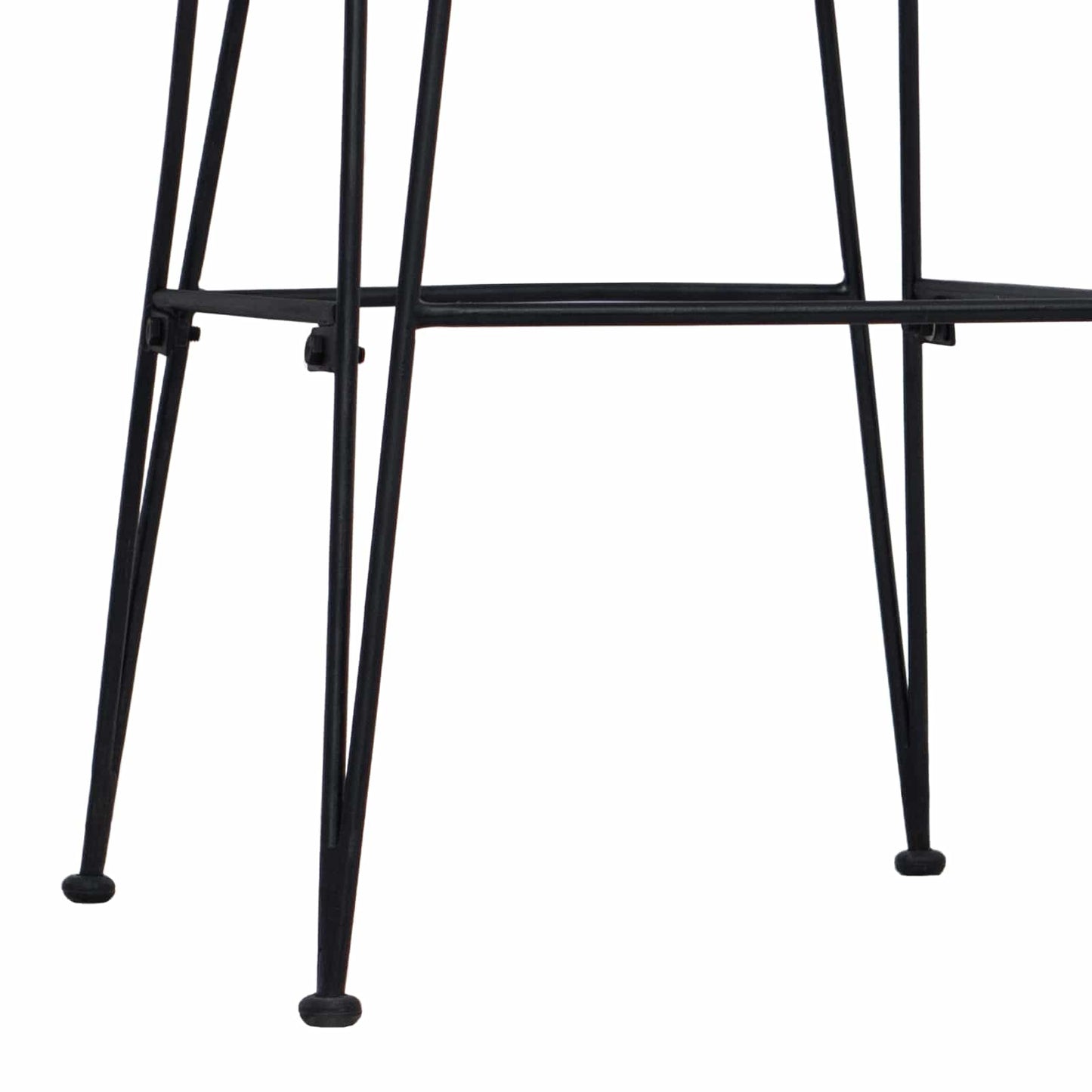 Barbænk 2 pcs Naturfarvet 44 x 55 x 109 cm Rattan og Stål