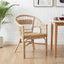 Staplestol Naturfarvet 60 x 60 x 81 cm Rattan