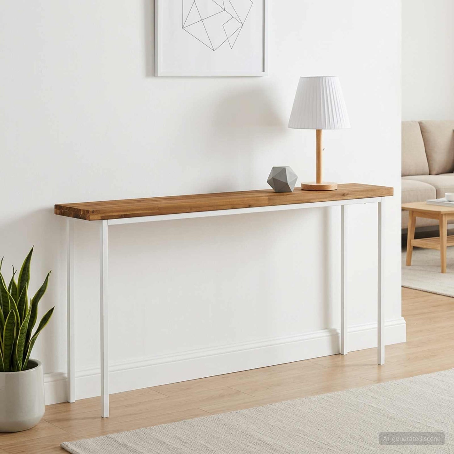 Rektangulært Bordplade 90 x 50 x 3,5 cm Rektangulær Naturfarvet