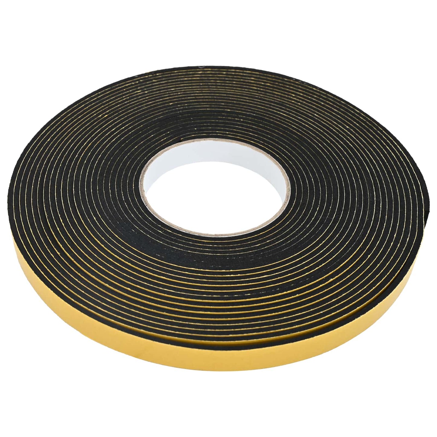 Selvklæbende skum tape 5 pcs Sort 15mm x 10m CR Skum