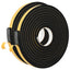 Selvklæbende skum tape 2 pcs Sort 20mm x 5m CR Skum