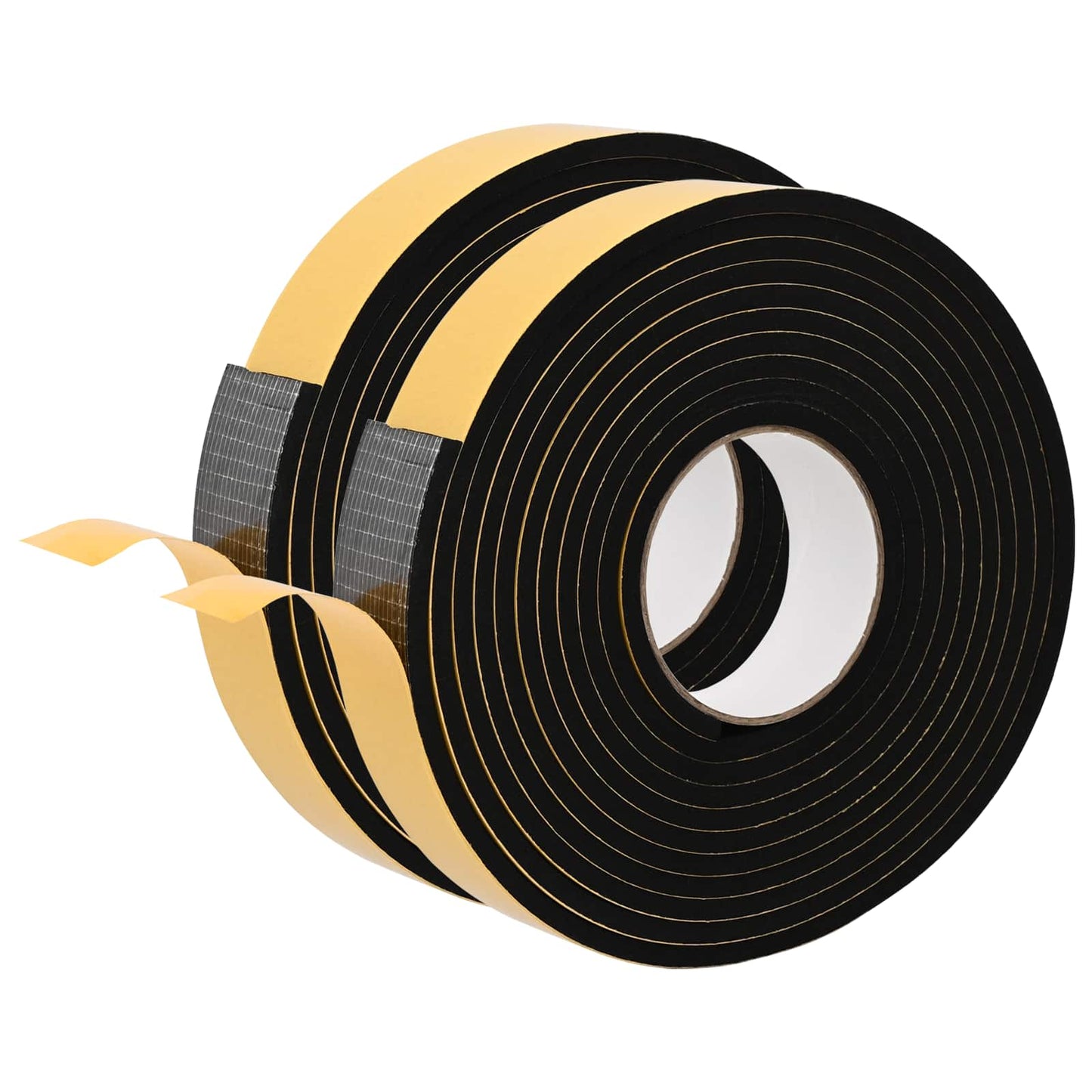 Selvklæbende skum tape 2 pcs Sort 40mm x 5m CR Skum