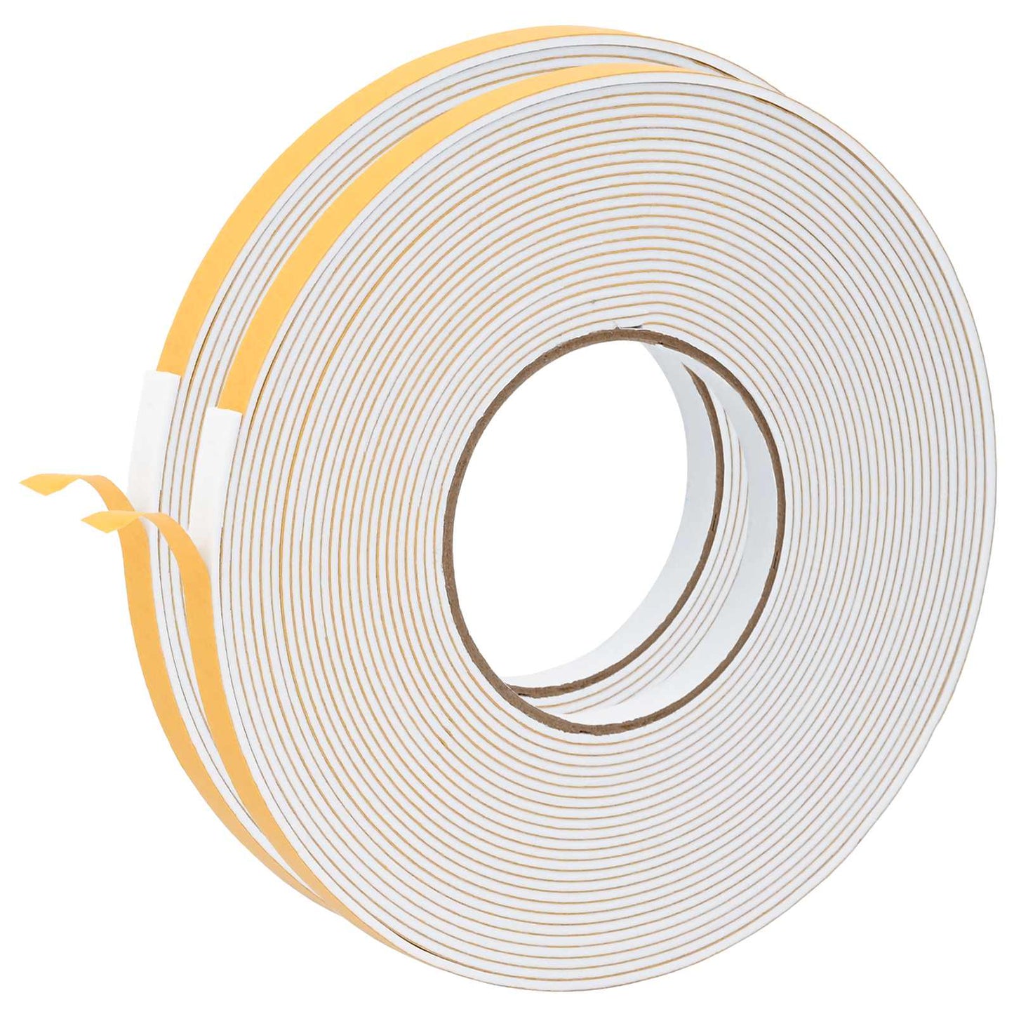 Selvklæbende skum tape 2 pcs Hvid 10 mm x 10 m CR Skum