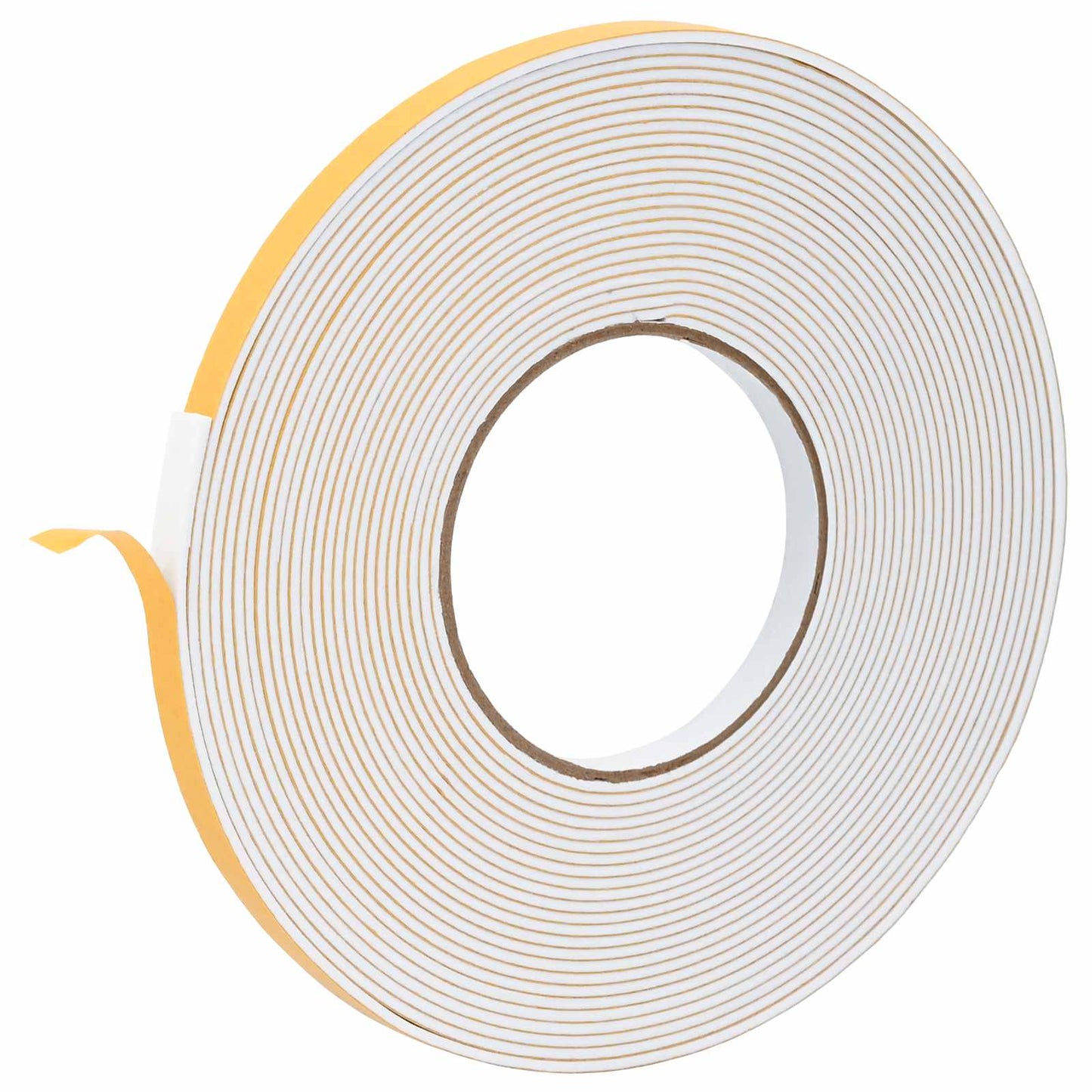 Selvklæbende skum tape 10 pcs Hvid 10 mm x 10 m CR Skum