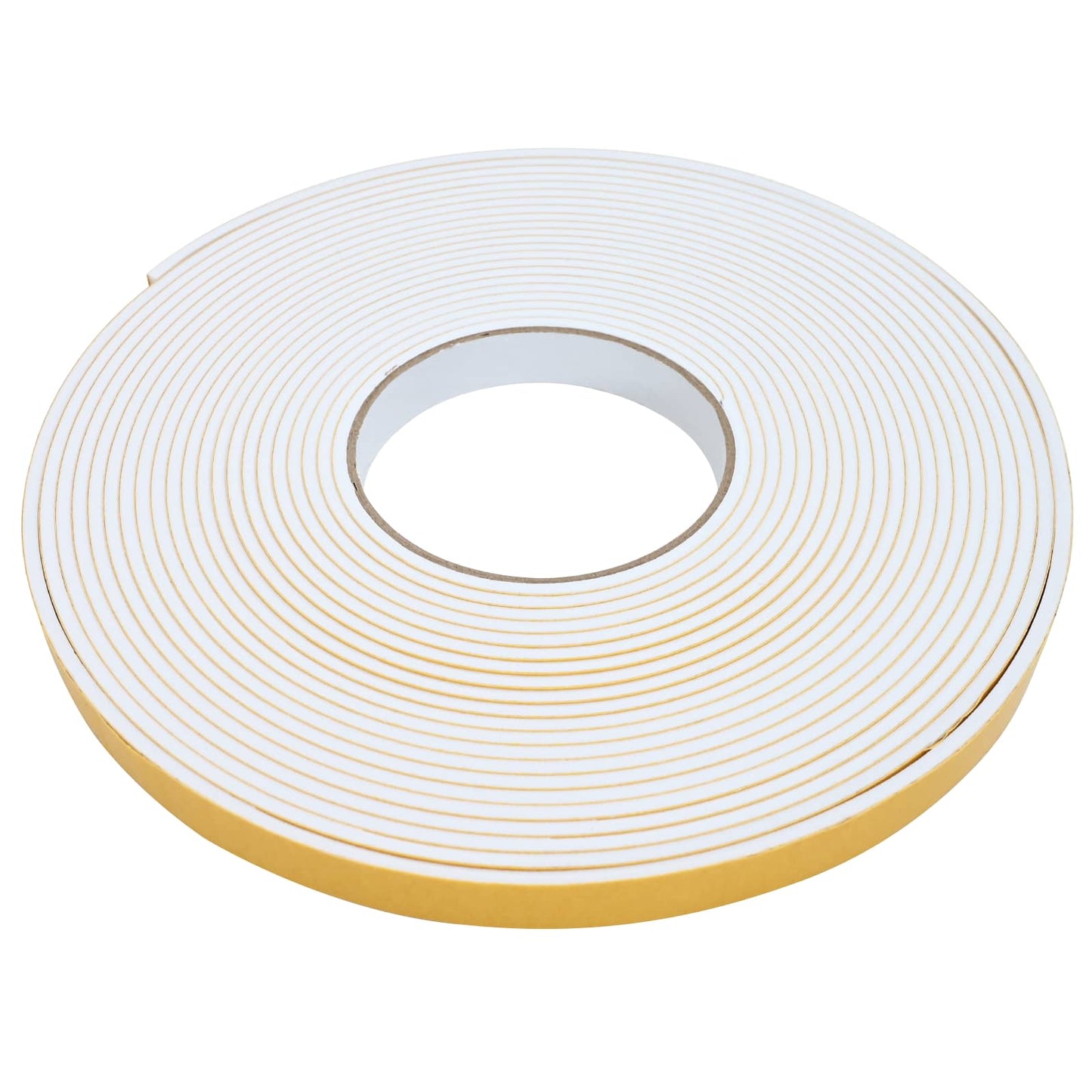 Selvklæbende skum tape 10 pcs Hvid 15mm x 10m CR Skum